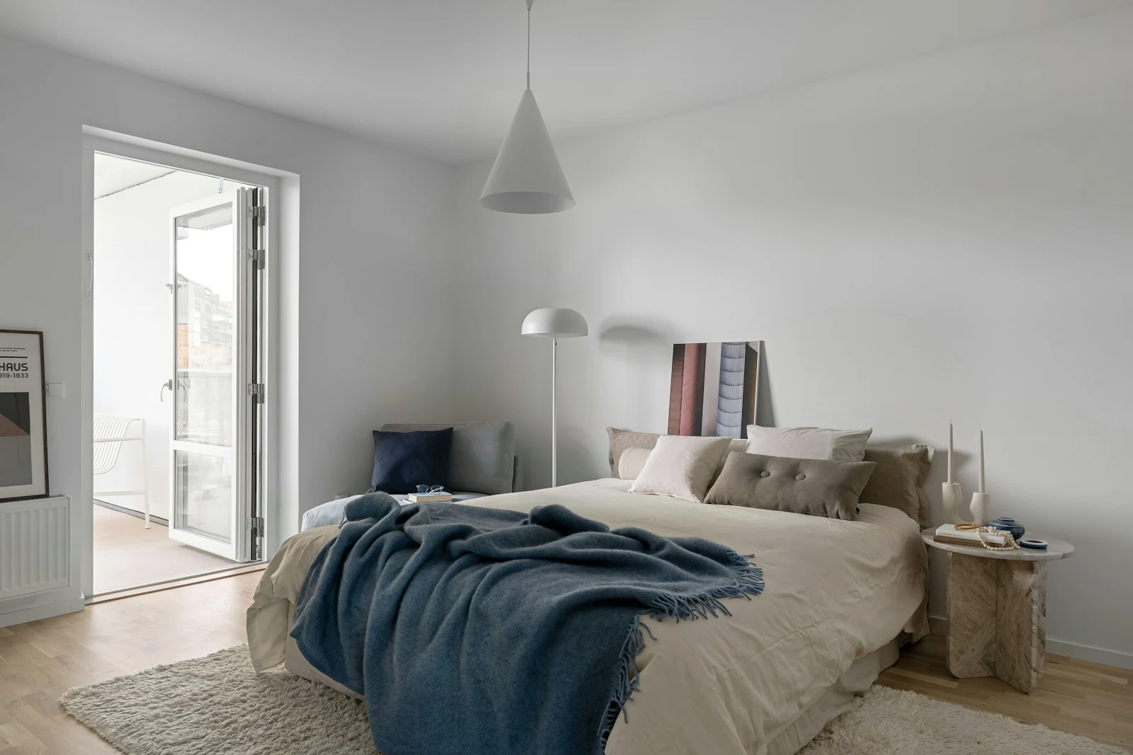 Bedroom with television