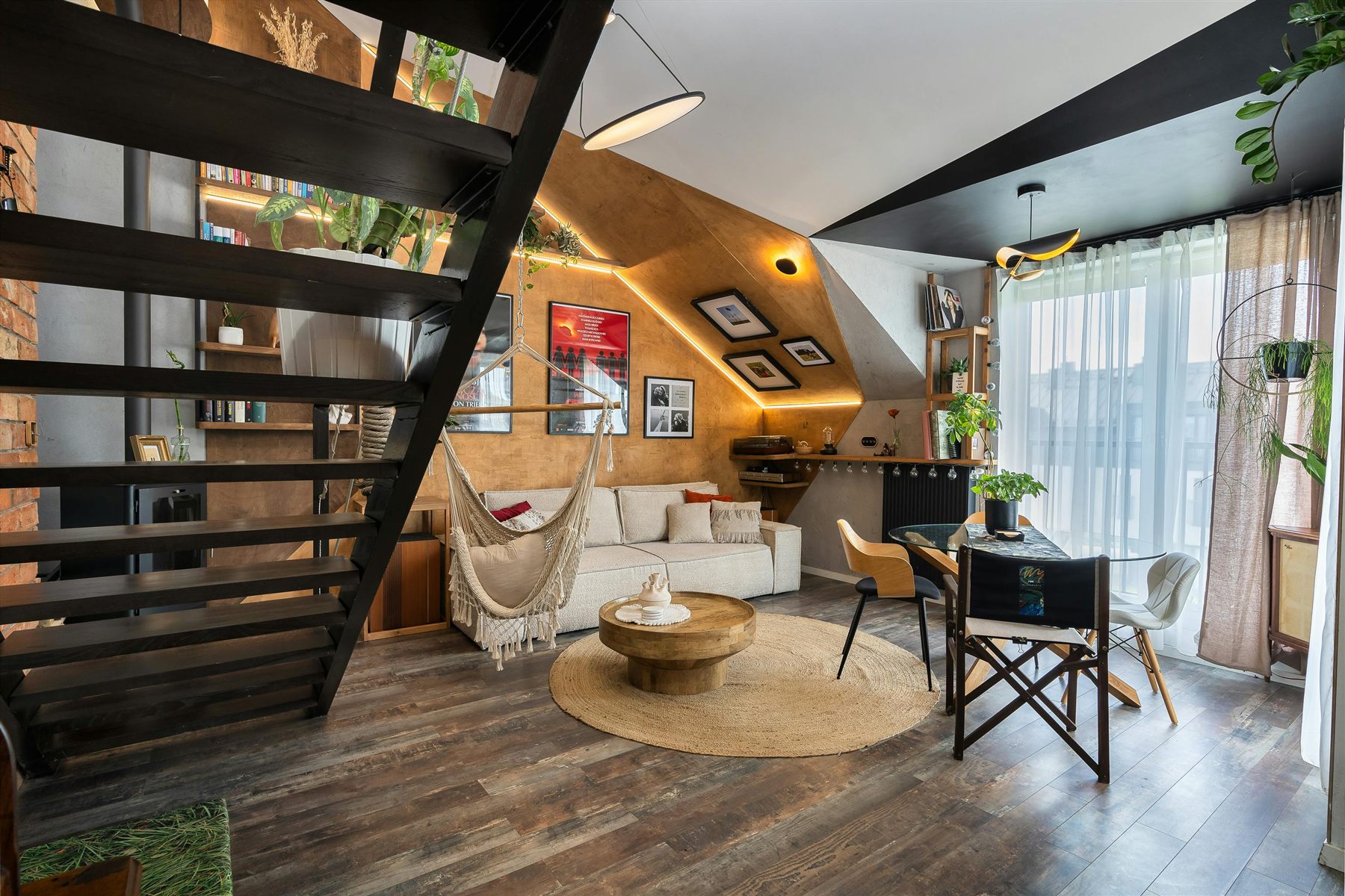 Calm home interior with clear pathways, natural light, and edited surfaces